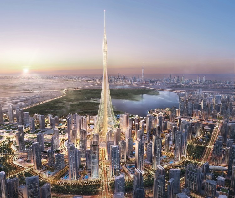 برج جدید دبی با پشت سر گذاشتن برج خلیفه بزرگترین برج در امارات خواهد بود